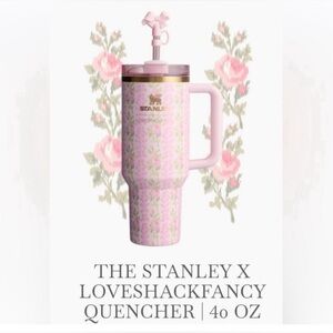 Stanley X Loveshack Fancy 40 oz Quencher Tumbler - Blooming Heirloom NEW